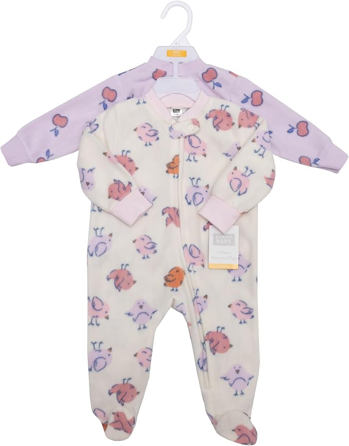 Hudson Baby Unisex Baby Fleece Sleep and Play - Image 2