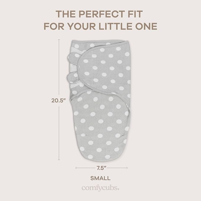 Comfy Cubs Easy Swaddle Blanket, 3 Pk Small - Image 5