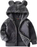 Toddler Winter Coats Baby Boys Girls Fuzzy Sherpa Fleece Jackets by YAGATA