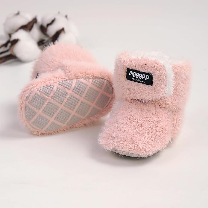 Ohwawadi Infant Baby Slippers Girls Boys Booties Warm Baby Socks Shoes Newborn - Image 3