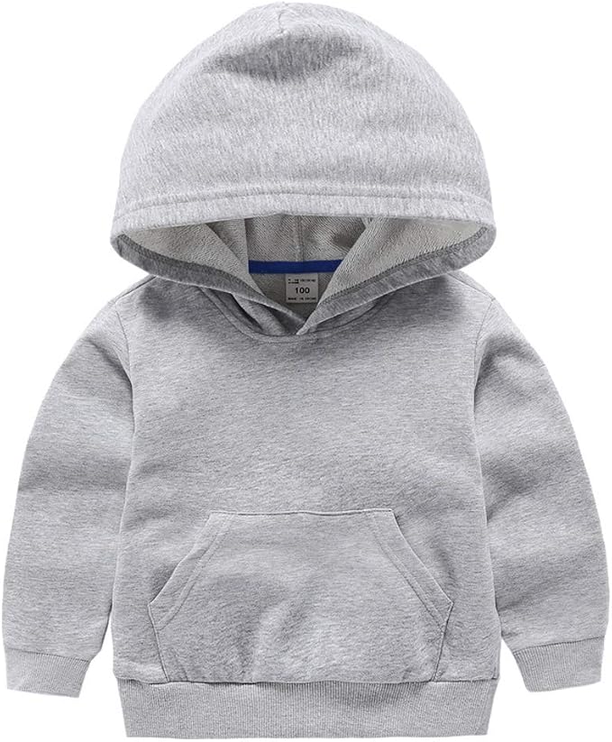 Ding-dong Baby Toddler Kid Boy Girl Solid Casual Pocket Hoodie Sweatershirt by Unknown
