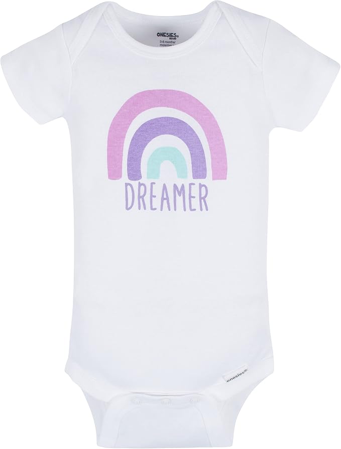 Onesies Brand Baby Girls' 8-pack Short Sleeve Mix & Match Bodysuits - Image 2