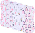 Baby Burp Cloths, Soft Absorbent Towel, 5 Pack by Gelisite
