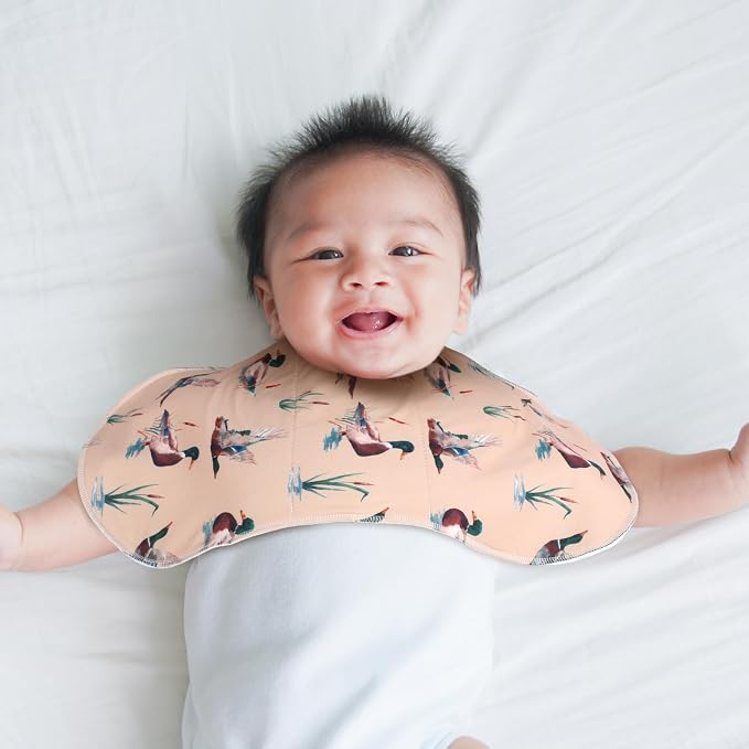 SmoothNovelty 5 Pack Mallard Duck Pattern Baby Burp Cloths Soft Absorbent - Image 5