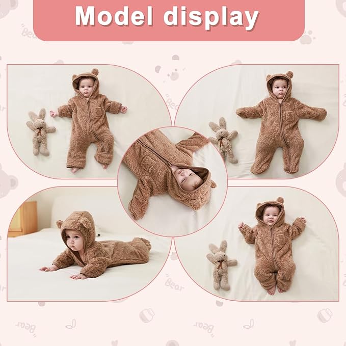 AiWMGL Newborn Baby Bear Outfit - Image 6