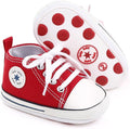Unisex Baby Girls Boys Canvas High-top Shoes, Newborn Infant Anti-Slip Soft by KKIIDDSS
