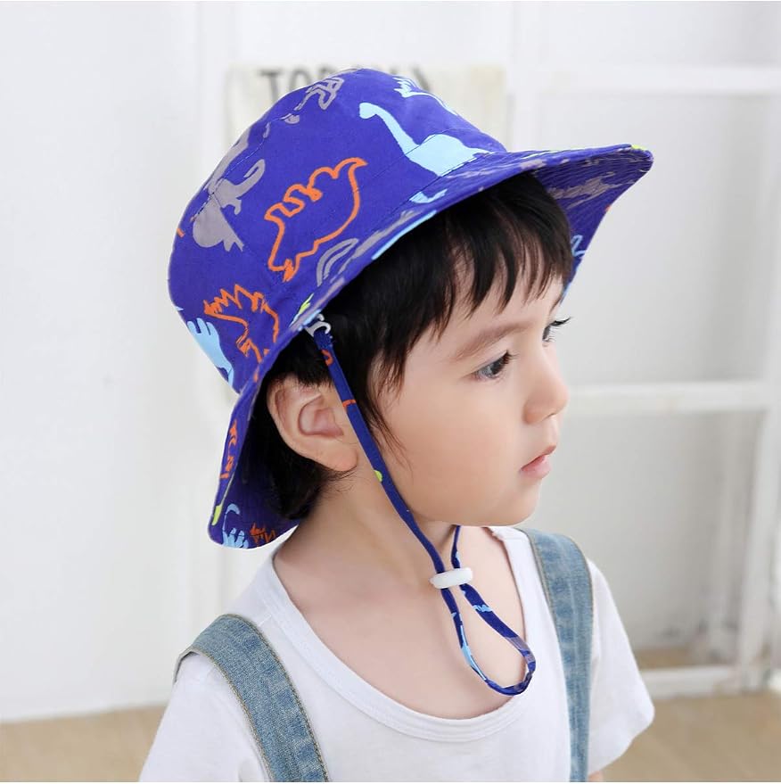 Komorebi Toddler Sun Hat UPF 50+ Kids Beach Bucket Hats Boys Girls 0-8Y | Cute - Image 5