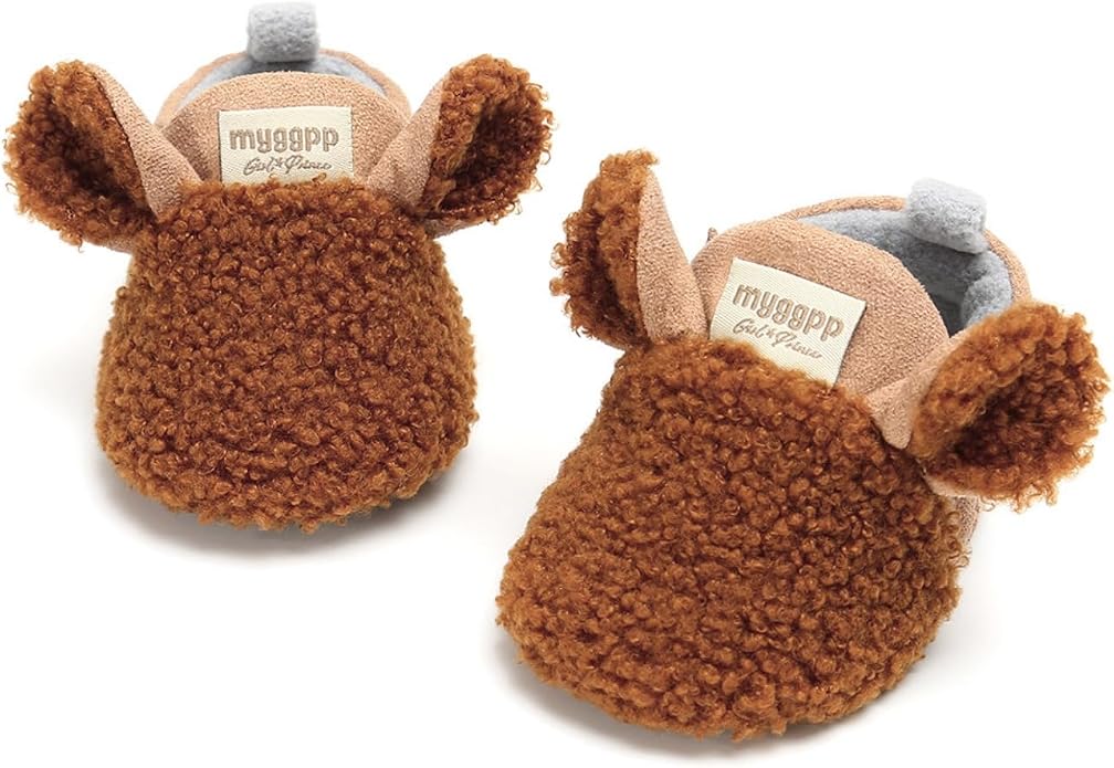 Baby Boys Girls Cotton Booties Non Skid Soft Sock Boots Infant Slippers Newborn - Image 8