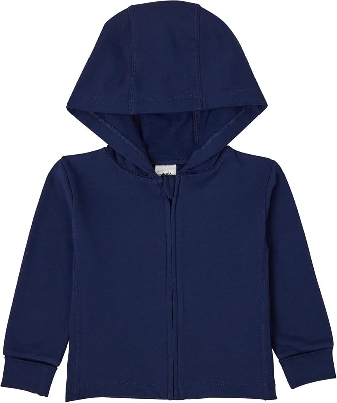 Hanes Baby Pure Comfort French Terry Hoodie, Infant Full-zip Hooded Jacket by Hanes
