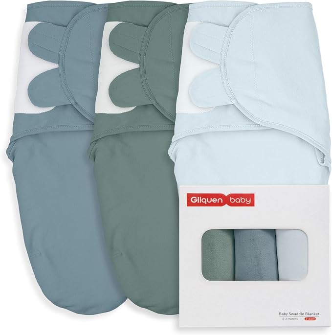 GLLQUEN BABY Swaddles for Newborns 0-3 Months, Adjustable & Easy Fastener | by GLLQUENBABY