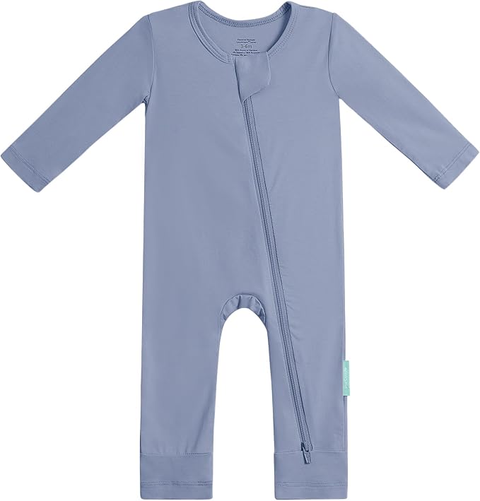 PurComfy Bamboo Viscose Baby Romper, Long Sleeve Pajmas by PurComfy