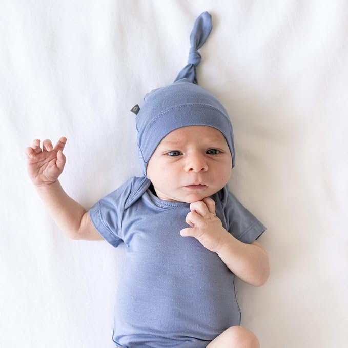 KYTE BABY Unisex Bamboo Rayon Baby Beanie Soft Knotted Cap - Image 2