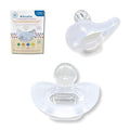 Breathe Baby Pacifier – Patented Design for Natural Oral & Facial Development - BPA-Free, Latex-Free, Pediatrician Developed - Dishwasher Safe 2 Pack (Stage 3: 7-12 Months)