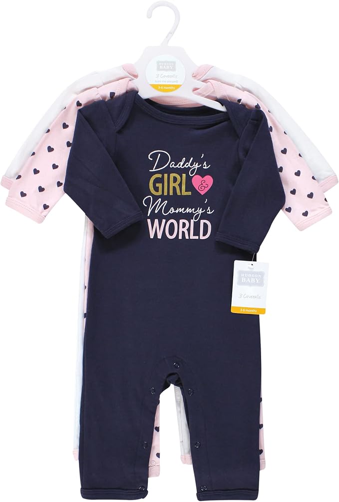 Hudson Baby unisex-child Cotton Coveralls - Image 2