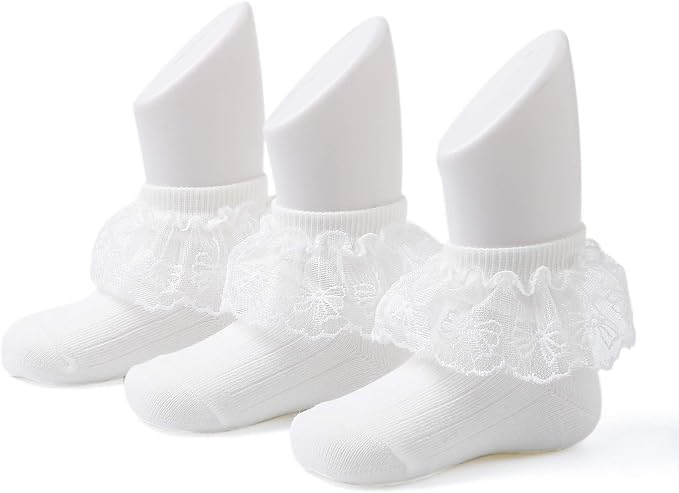 6 Pairs Baby Girls Socks - Image 2