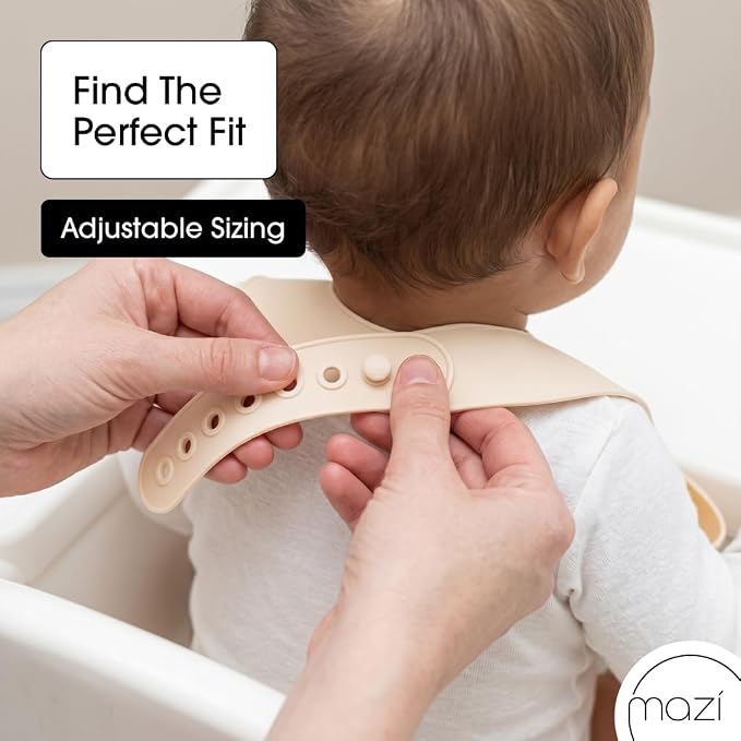 Silicone Baby Bibs 2-Pack – Waterproof Adjustable Baby Bibs - Image 4