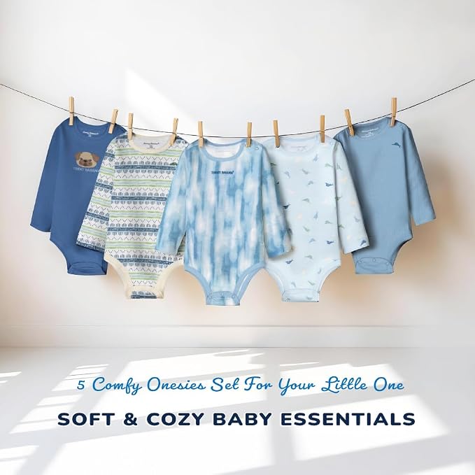 Tommy Bahama Baby 5-Piece Onesie Set - Image 7