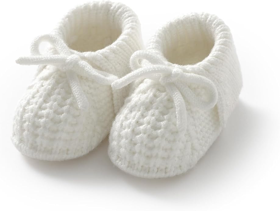 Baby Booties Newborn Boys Girls First Walkers Knit Infant Sock Shoes by WuguguBabyClothes