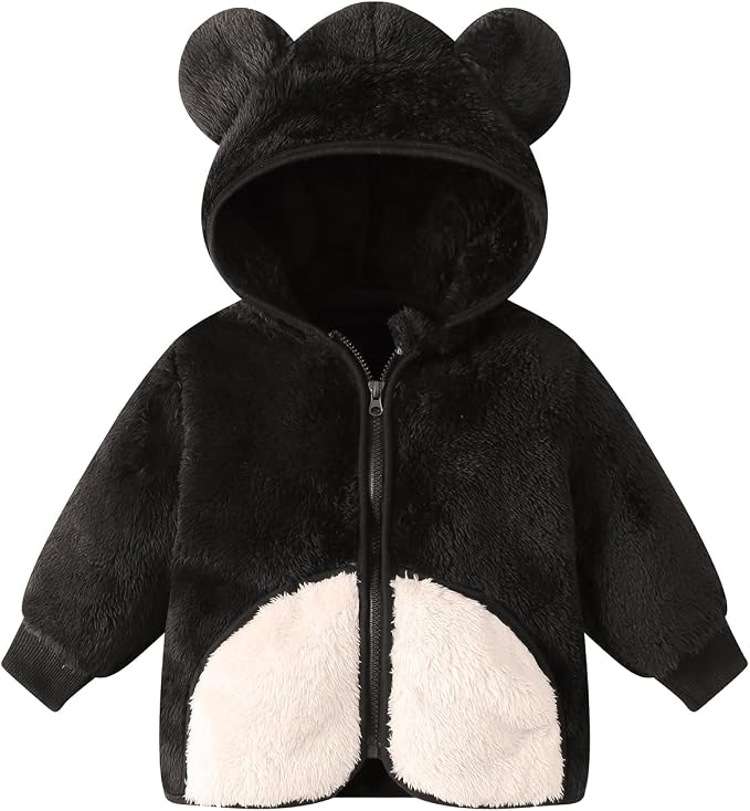 Baby Girl Winter Warm Fleece Jacket Toddler Boy Sherpa Infant Sweater Coat | by Unknown