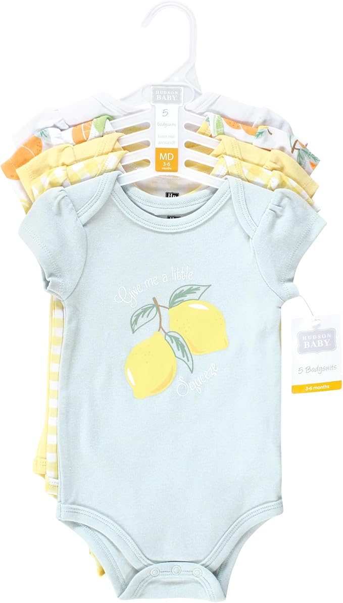 Hudson Baby Unisex Baby Cotton Bodysuits - Image 2