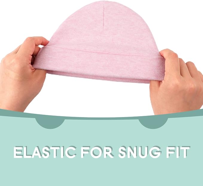 Cotton Newborn Baby Girls Hat Spring Newborn Boys Hat Cute Rabbit Infant Beanie - Image 4