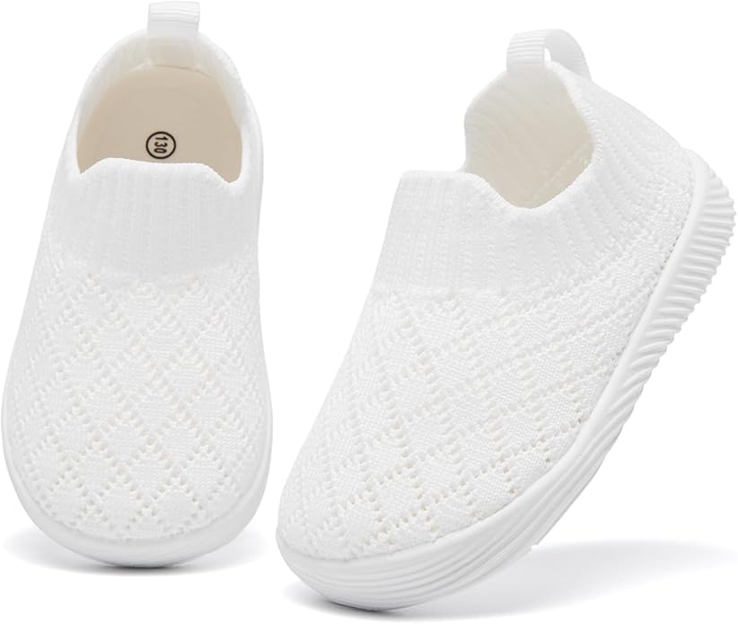MORENDL Baby Toddler Walking Socks Non-Slip Breathable Unisex Casual Sneakers