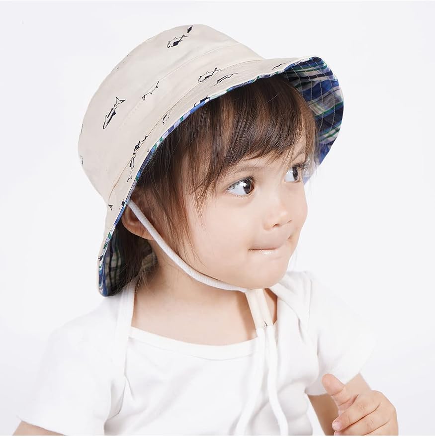 Komorebi Toddler Sun Hat UPF 50+ Kids Beach Bucket Hats Boys Girls 0-8Y | Cute - Image 7