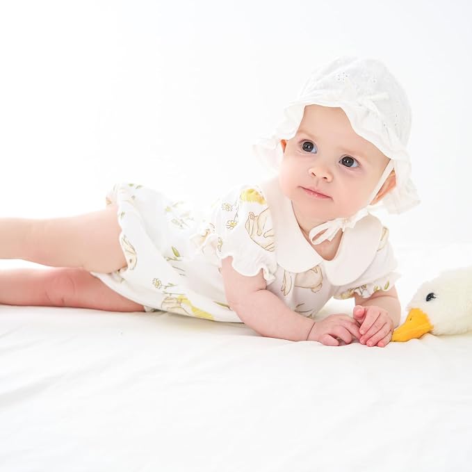pureborn Baby Girls Boys Bodysuit One-Piece Romper 0-24 Months - Image 2