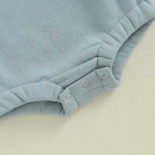VISGOGO Newborn Infant Baby Boy Oversized Romper Sweater Bodysuits Coming Home - Image 6