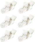 Nurses Choice 6 Pairs Stay-On Baby Socks, Soft Bubble Cuff Cotton Booties 0–3 by NursesChoice
