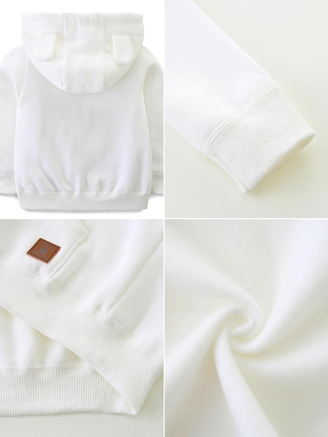 Baby Boy Girl Clothes Zip-Up Hoodies - Image 6