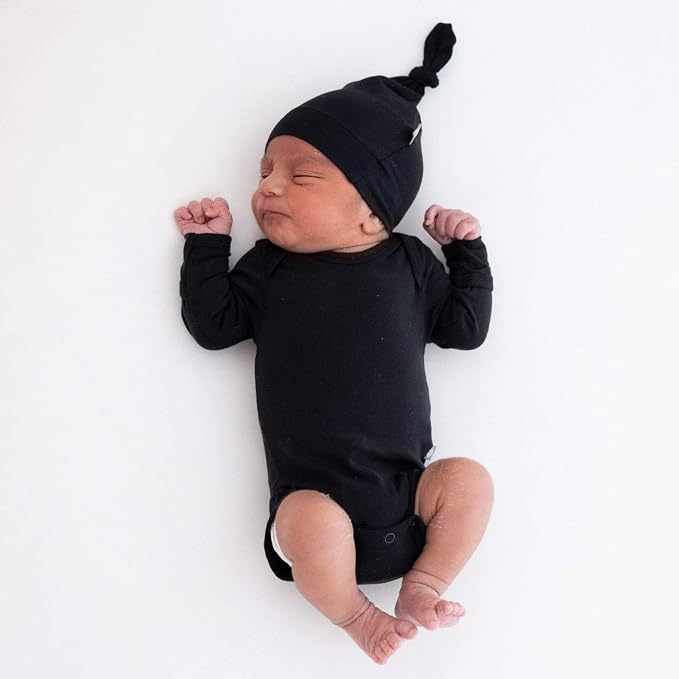 KYTE BABY Unisex Bamboo Rayon Baby Beanie Soft Knotted Cap - Image 2