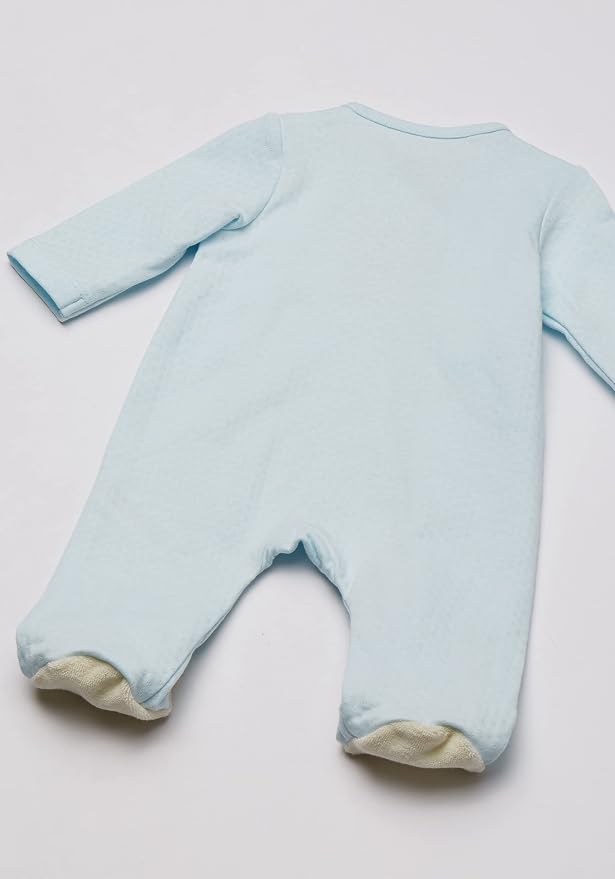 Little Me Clothes for Baby Boys' 100% Cotton Scratch-Free Tag Footie Sleeper - Image 2