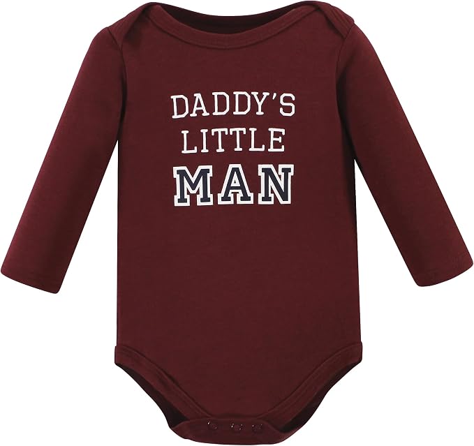 Hudson Baby baby-boys Cotton Long-sleeve Bodysuits 5-pack - Image 6