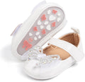 Meckior Infant Baby Girls Soft Sole Bowknot Princess Wedding Dress Mary Jane by Meckior