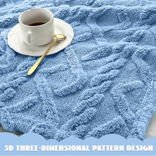 VitalCozy 4 Pcs Fleece Baby Blankets 3D Plush Soft Newborn, Warm Receiving - Image 3