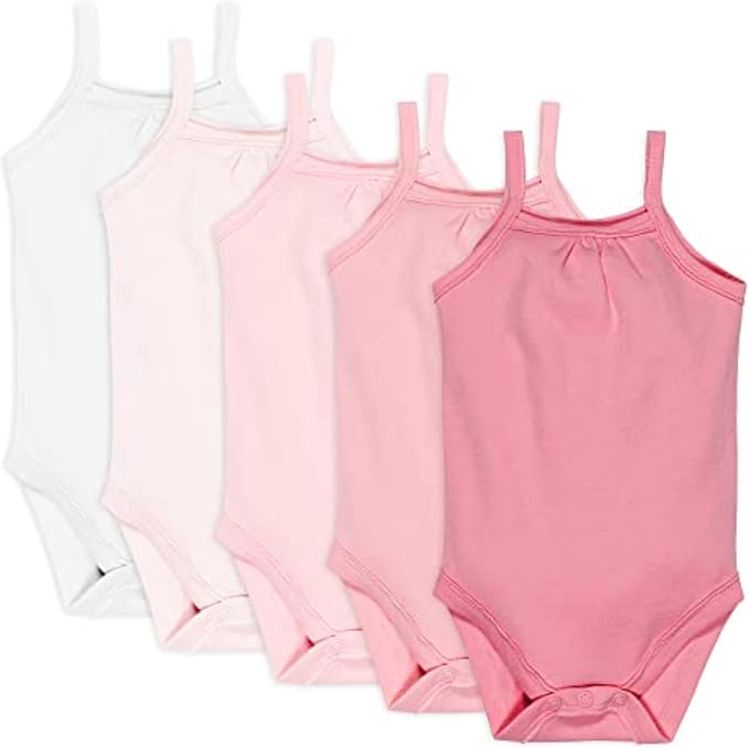 HonestBaby Multipack Sleeveless and Cami Bodysuits One-Piece 100% Organic Cotton by HonestBaby