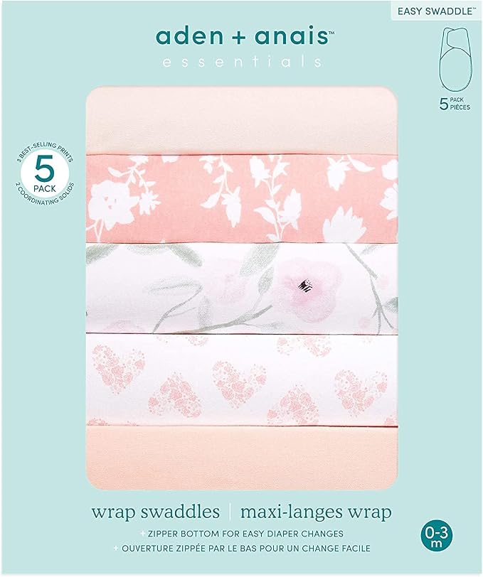 aden + anais Essentials Easy Swaddle Wrap Quick Change - Image 6