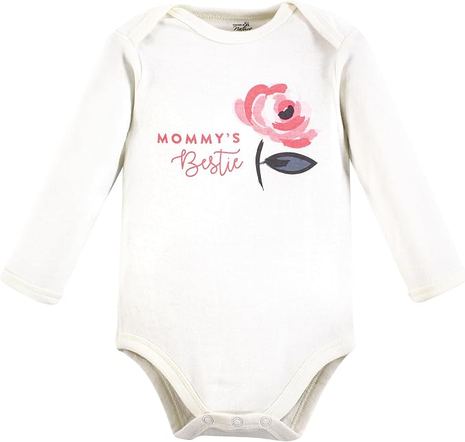 Touched by Nature Unisex Baby Organic Cotton Long-Sleeve Bodysuits - Image 6