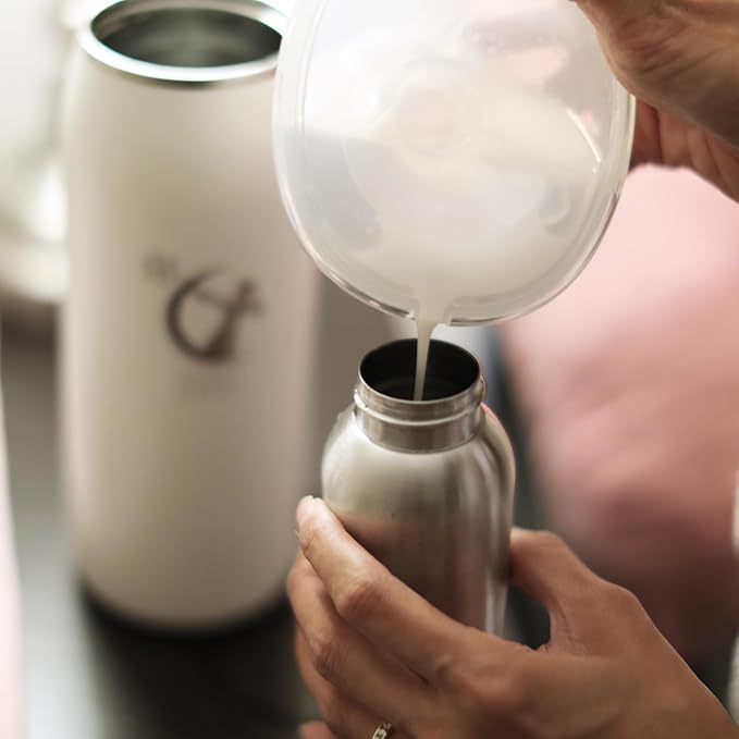 CERES CHILL OG Breastmilk Chiller Bundle with Straw Lid & Infuser – 12–34oz Portable Breast Milk Cooler & 2 Storage Bottles with Universal Pump Adapters – Dawn - Special Edition