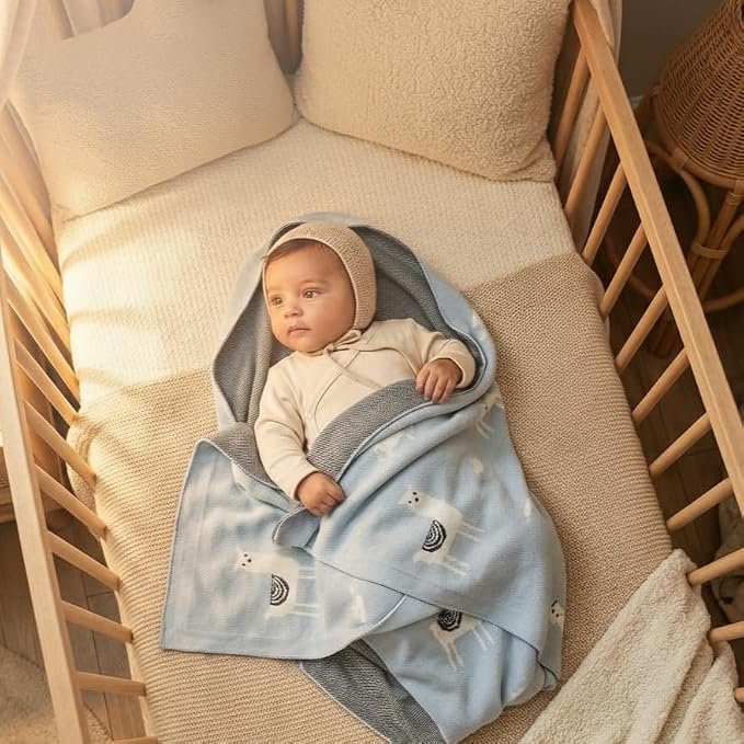Baby Receiving Swaddle Stroller Blanket - Image 9