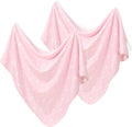 david's kids 2 Pack Baby Cotton Swaddle Blankets, 100% Cotton and Ultra Soft by davidskids