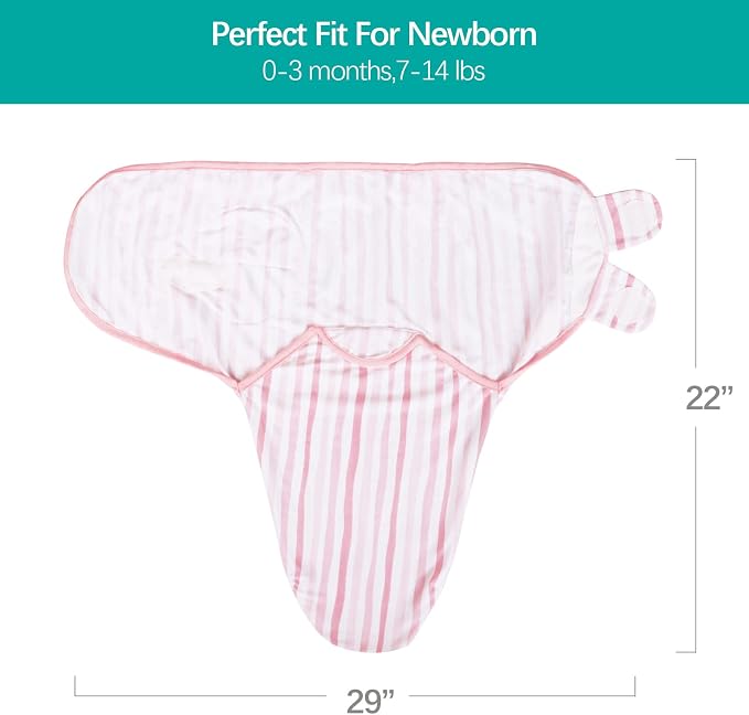 Biloban Baby Swaddles 0-3 Months - Image 6