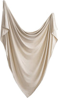 mushie Stretchy Baby Swaddle Blanket | Extra Soft & Snug Fit | 47"x47" by mushie