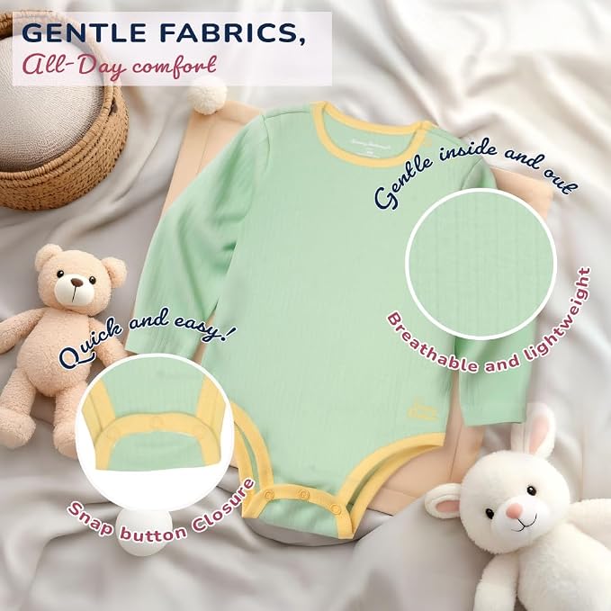 Tommy Bahama Baby 5-Piece Onesie Set - Image 4
