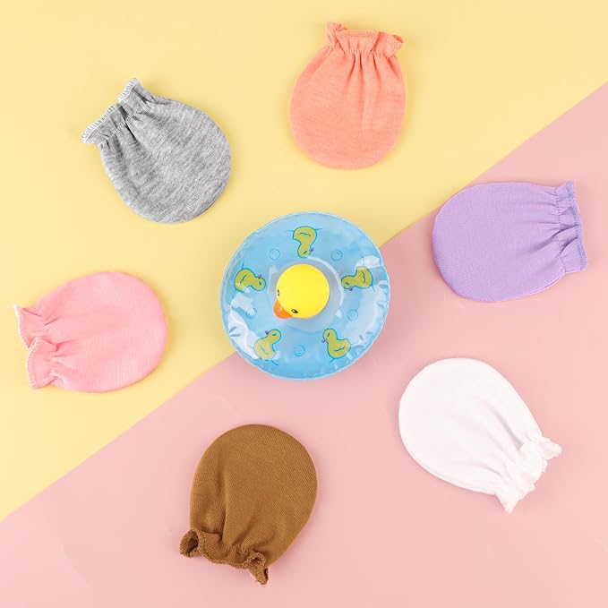 BQUBO Baby Mittens No Scratch Cotton Newborn Infant Glove Soft Skin-friendly - Image 7