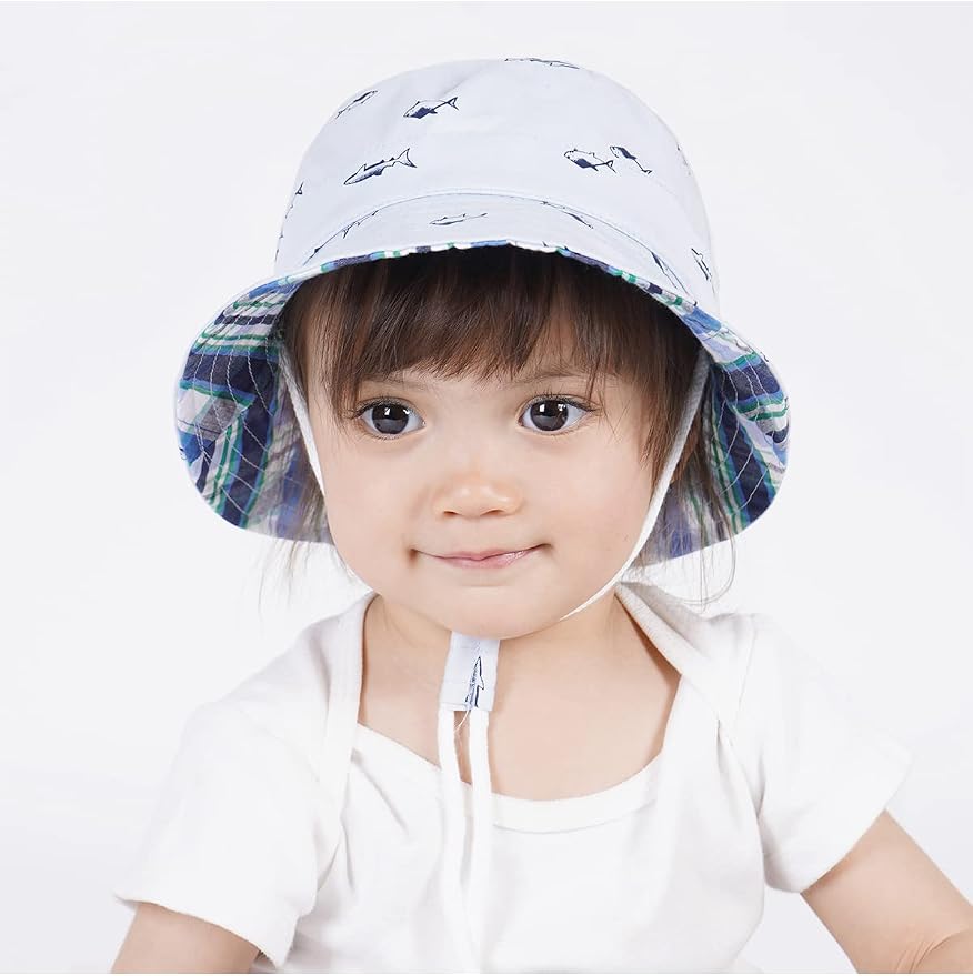 Komorebi Toddler Sun Hat UPF 50+ Kids Beach Bucket Hats Boys Girls 0-8Y | Cute - Image 6