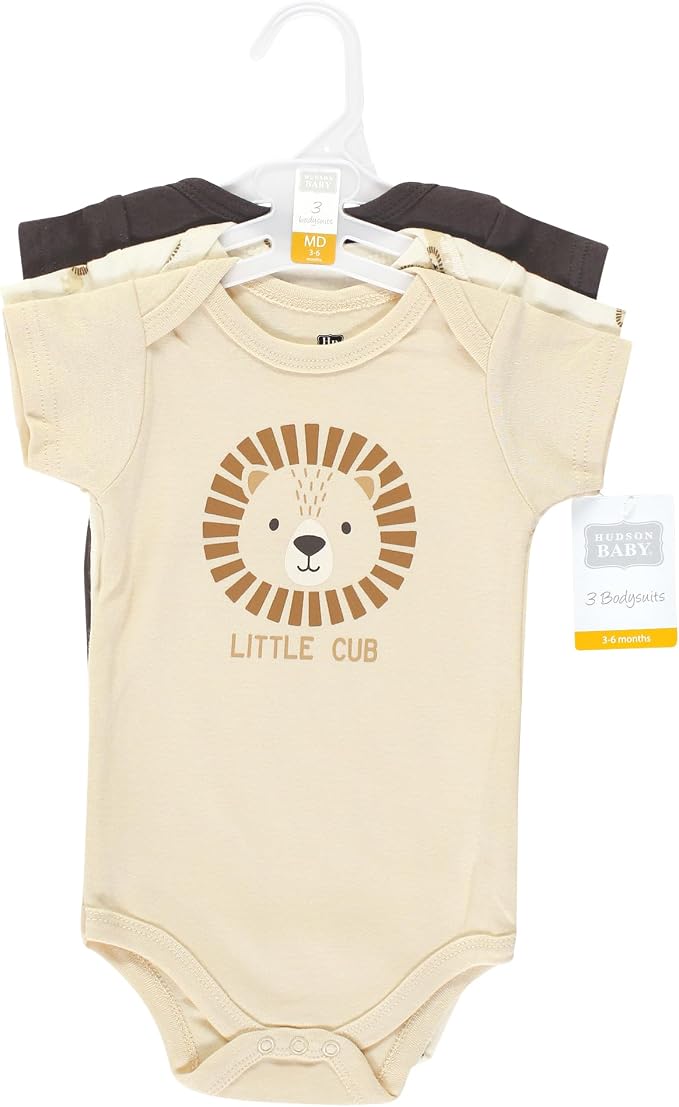 Hudson Baby Unisex Baby Cotton Bodysuits - Image 2