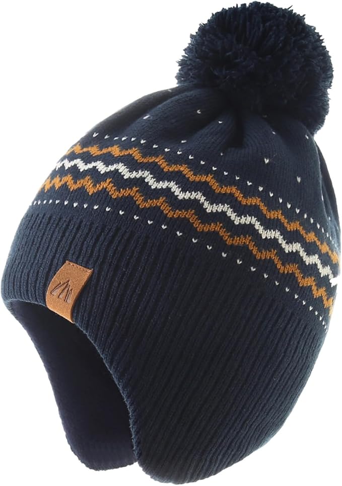 Moon Kitty Baby Boys Hats Toddler Beanies for Boys Winter Fleece Winter Hat Boys