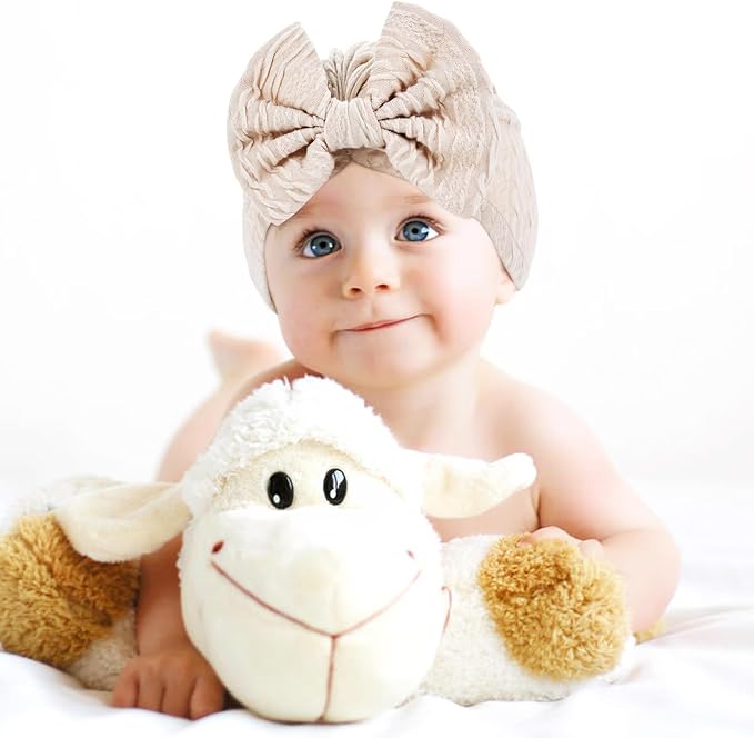 Cinaci 4 Pieces Baby Girls Turban Hats - Image 6